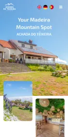 Website Achada do Teixeira, Restaurant, on mobile