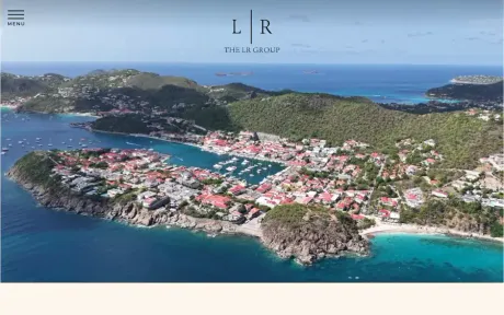 Website Luxury real estate and villa rentals, Villa rentals, on desktop