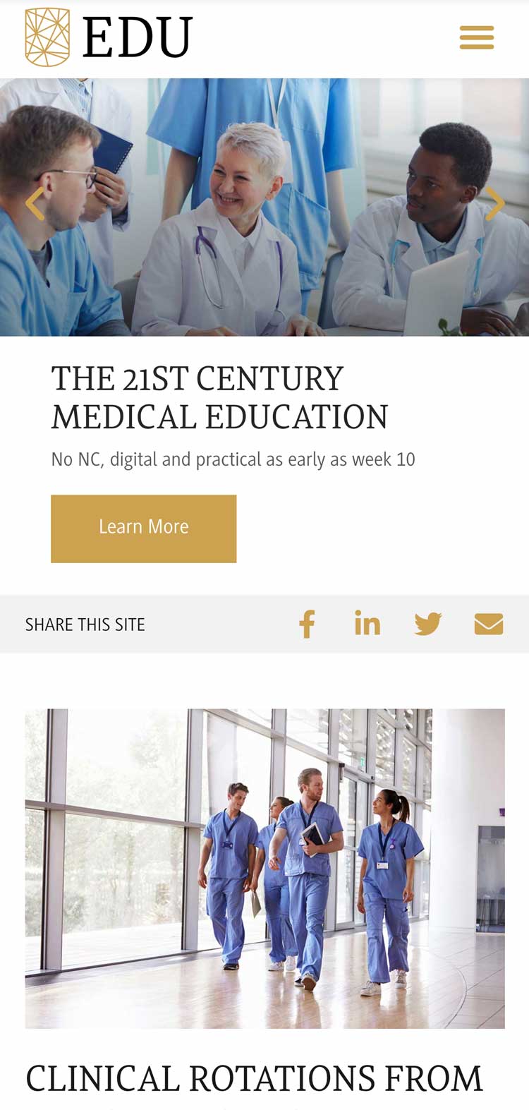 Medical Education Faculty website
